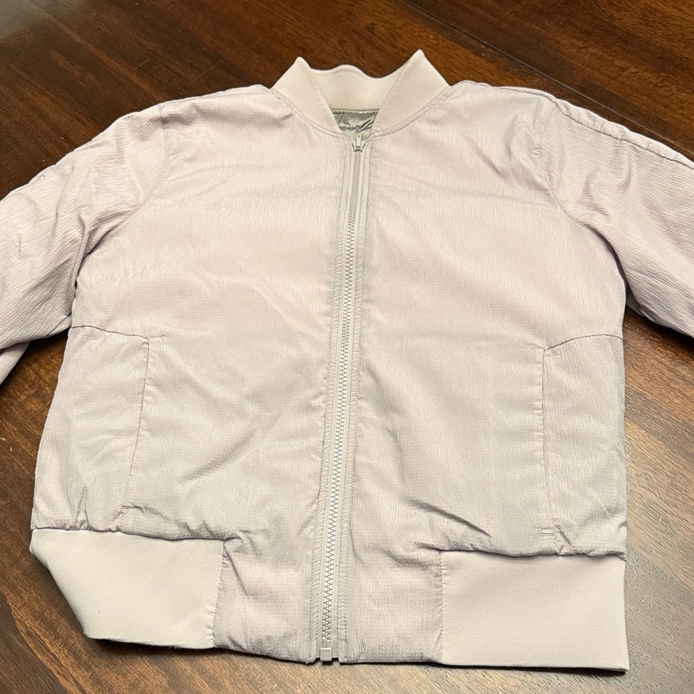 Lululemon Athletica light pink Bomber Jacket